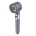 High Pressurized Filter Shower Head 3-Mode Adjustable Spray with Massage Brush Rain Faucet Bathroom Accessories